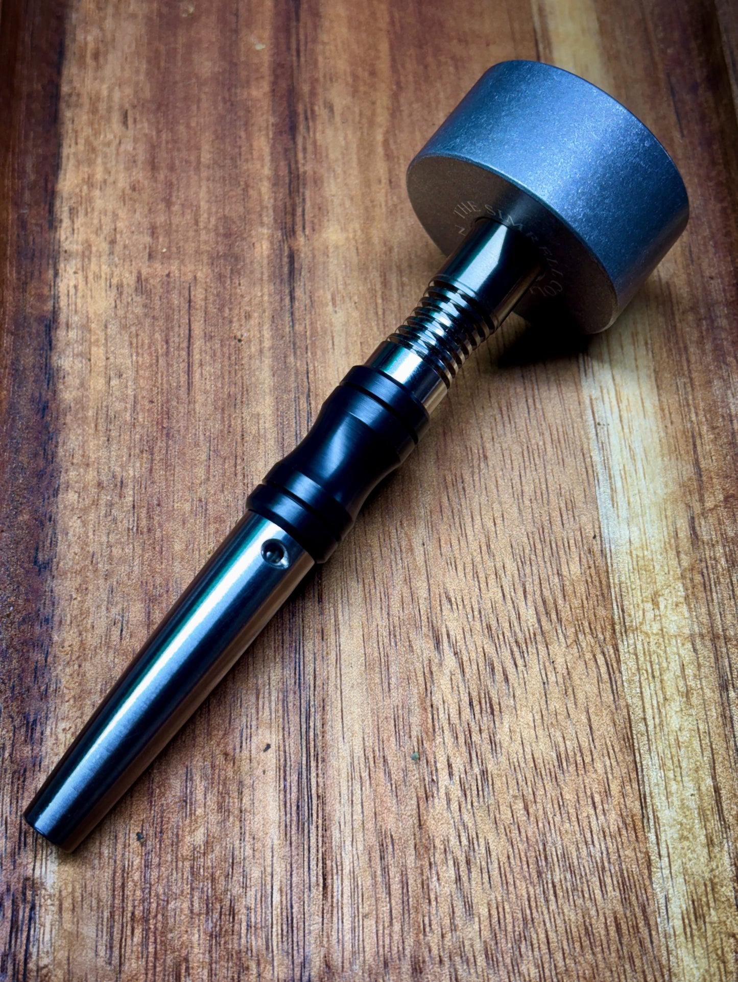 Black Delrin sleeve for The Simrell