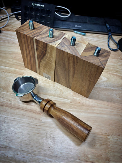 .Espresso Portafilter Handle - Sissoo (Indian rosewood)